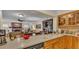 Kitchen with breakfast bar overlooking living room at 1175 E George St, Bartow, FL 33830