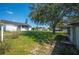 Spacious backyard with shed and green lawn at 941 Devonshire Way, Lake Wales, FL 33853