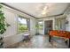 Sunroom with foosball table and view of backyard at 941 Devonshire Way, Lake Wales, FL 33853