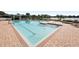 Community pool with two lap lanes and brick pavers at 2356 Lake James Way, Lakeland, FL 33810