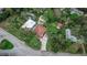 Aerial view of house and surrounding area, showcasing property's location and landscape at 1806 17Th Nw St, Winter Haven, FL 33881