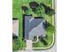 Bird's eye view of house, landscaping, and driveway at 300 Winona Ct, Auburndale, FL 33823