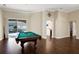 Game room featuring a pool table and access to backyard at 109 Costa Loop, Auburndale, FL 33823
