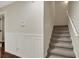 Stairs leading to the upper level of the home at 109 Costa Loop, Auburndale, FL 33823