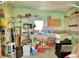 Workshop with workbench, tools, and ample storage at 1742 Fox Hill Dr, Lakeland, FL 33810