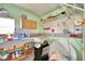 Workshop with workbench, tools, and ample storage at 1742 Fox Hill Dr, Lakeland, FL 33810