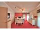 Cozy bedroom with a ceiling fan and ample storage at 1742 Fox Hill Dr, Lakeland, FL 33810