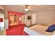 Bright bedroom with a ceiling fan and neutral decor at 1742 Fox Hill Dr, Lakeland, FL 33810