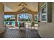Relaxing pool area with patio furniture at 109 Costa Loop, Auburndale, FL 33823