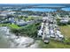 Aerial view showing home's location near lake at 2203 Starboard Rd, Winter Haven, FL 33881