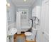 Charming bathroom with clawfoot tub and updated fixtures at 308 Allamanda Dr, Lakeland, FL 33803