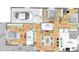 Single-story floor plan with open concept living areas at 7391 Orlando Dr, Lake Wales, FL 33855
