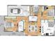 Single-story floor plan with open concept living areas at 7391 Orlando Dr, Lake Wales, FL 33855