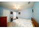Bright bedroom with ceiling fan and plenty of natural light at 1015 Highland Crest Cir, Lake Wales, FL 33853