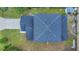 Overhead view of a house showcasing its roofline and driveway at 258 Padgett Pl S, Lakeland, FL 33809