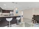 Modern kitchen with stainless steel appliances and island at 258 Padgett Pl S, Lakeland, FL 33809
