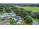 Aerial view showcasing the house and surrounding neighborhood at 258 Padgett Pl S, Lakeland, FL 33809