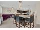 Modern kitchen with stainless steel appliances and an island at 258 Padgett Pl S, Lakeland, FL 33809