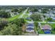 Aerial view showing home's location in a residential area at 258 Padgett Pl S, Lakeland, FL 33809