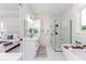 Bathroom boasts double vanity, soaking tub, and separate shower at 1001 Cody Bluffs Rd, Babson Park, FL 33827