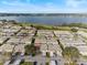 Aerial view of condo community near a lake at 618 Ridge Ter, Winter Haven, FL 33881