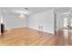 Bright dining room with hardwood floors and chandelier at 83 Shadow Ln, Lakeland, FL 33813