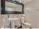 Clean bathroom with pedestal sink and shower/tub combo at 1 Loma Linda, Lakeland, FL 33813