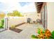 Private patio perfect for outdoor dining at 1 Loma Linda, Lakeland, FL 33813