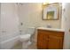 Clean bathroom with vanity and shower/tub combo at 1836 N Crystal Lake Dr # 35, Lakeland, FL 33801