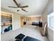Main bedroom with a large closet and an adjoining bathroom at 92 Wood Hall Dr, Mulberry, FL 33860