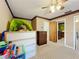 Bedroom with built in bunk bed and dresser at 92 Wood Hall Dr, Mulberry, FL 33860