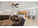Open concept living room, kitchen, and dining area at 1849 Charleston Ln, Bartow, FL 33830