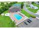 Relaxing community pool and surrounding area at 6250 Sandpipers Dr, Lakeland, FL 33809