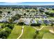 Aerial view highlighting a single-Gathering home's location within a community at 6250 Sandpipers Dr, Lakeland, FL 33809