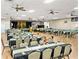 Large banquet hall with ample seating for events at 6250 Sandpipers Dr, Lakeland, FL 33809
