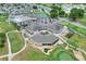 Aerial view of the community center, showcasing its amenities at 6250 Sandpipers Dr, Lakeland, FL 33809