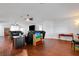 Bright living area with hardwood floors and ample space for Gathering fun at 6250 Sandpipers Dr, Lakeland, FL 33809