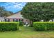 Landscaped backyard with lush greenery at 6256 Sandpipers Dr, Lakeland, FL 33809