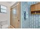 Clean bathroom with shower and toilet at 6256 Sandpipers Dr, Lakeland, FL 33809