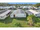 Aerial view showcasing the home's location in a mobile home community at 6461 Hollyberry Ne Ln, Winter Haven, FL 33881