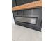 Close-up view of a modern electric fireplace at 2739 Red Egret Dr, Bartow, FL 33830