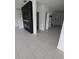 Living room featuring a modern fireplace and tile flooring at 2739 Red Egret Dr, Bartow, FL 33830