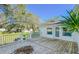 Spacious deck extends from the back of house at 285 Lemon St, Mulberry, FL 33860