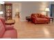 Spacious living room with hardwood floors and a view of a bedroom at 4197 Cannes Ave, Lake Wales, FL 33859