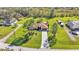 Aerial view of the property showing house and expansive yard at 4616 Musket Dr, Lakeland, FL 33810