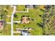 Aerial view showing house, large yard, and nearby properties at 4616 Musket Dr, Lakeland, FL 33810