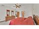 Bright bedroom with a king-size bed and ample closet space at 4616 Musket Dr, Lakeland, FL 33810