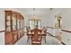Dining room with wood furniture and chandelier at 4616 Musket Dr, Lakeland, FL 33810