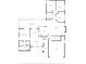 Floor plan displaying bedrooms, bathrooms, living areas, and garage at 4616 Musket Dr, Lakeland, FL 33810
