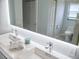 Modern bathroom with double vanity and updated fixtures at 6064 Condor Dr, Lakeland, FL 33809